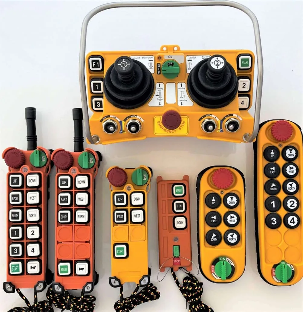 Telecrane handheld radio remote controller