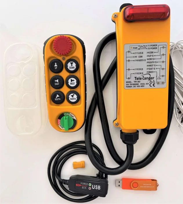 Teleranger TR1-6D handheld crane remote controller